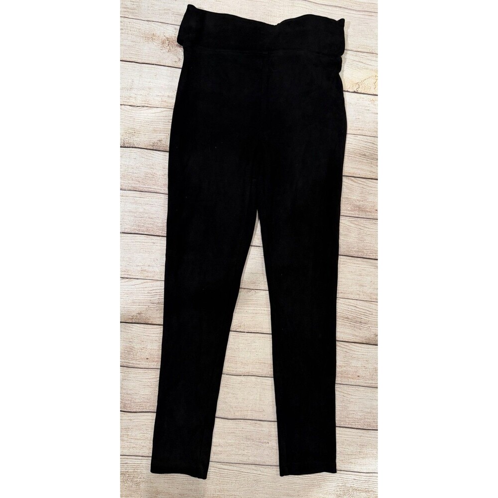 Do+Be Faux Suede Like Black Women’s Pants With Tie Belt Size Small